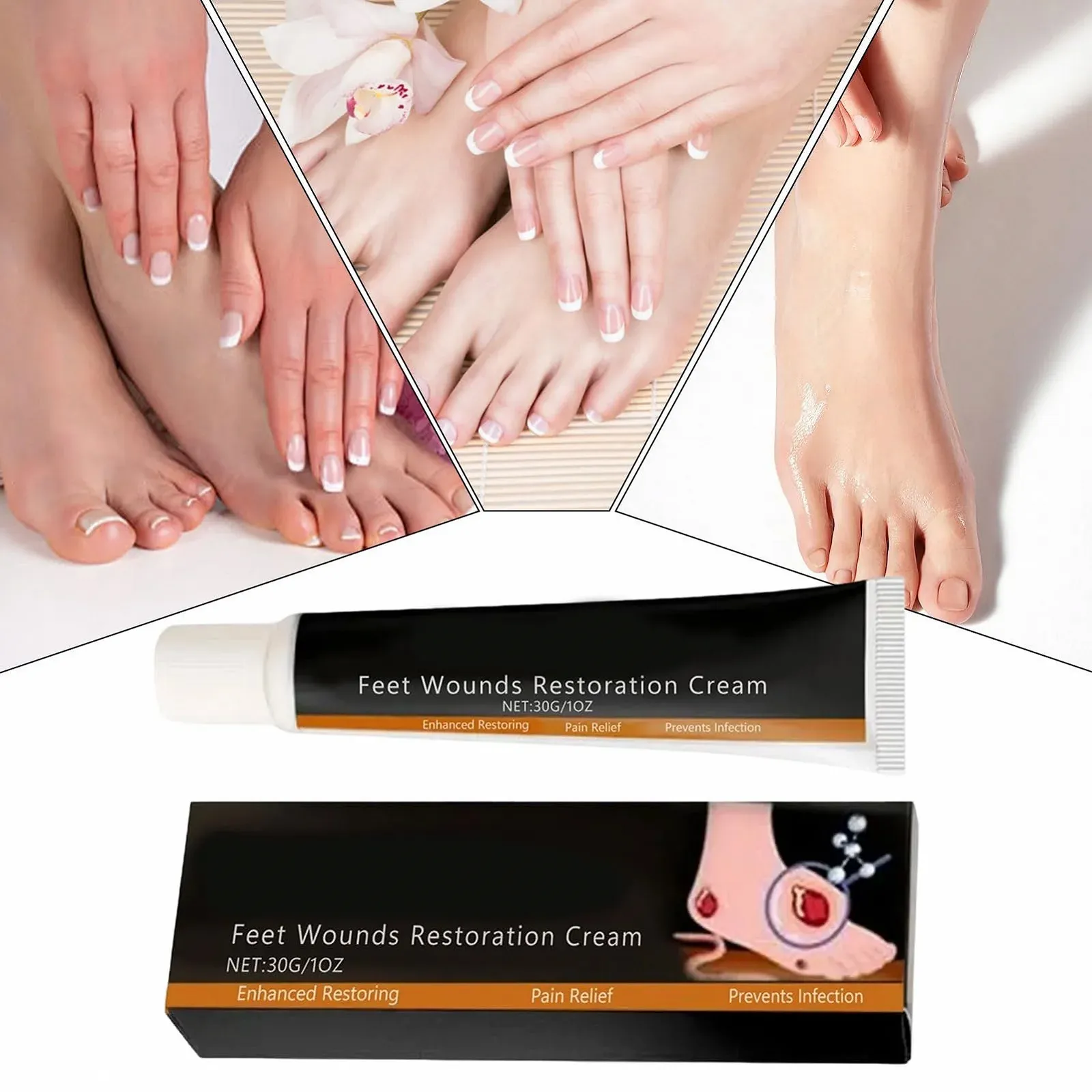 Лосьон для ног увлажняющий и смягчающий для пяток ночной для спорта 30 г, фото №9