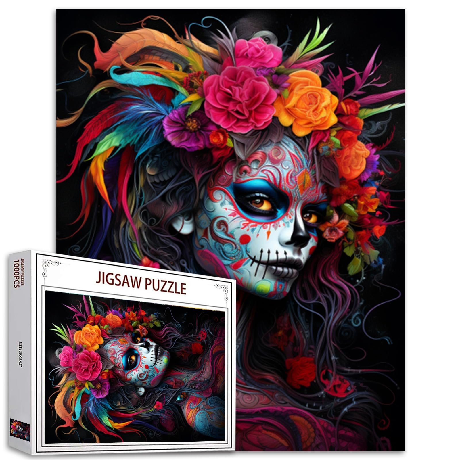 Пазл Tucocoo Sugar Skull Woman 1000 деталей 70 x 50 см, фото №1