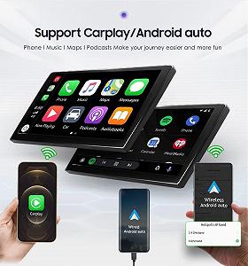 Штатна автомагнітола Hizpo для Fiat 500X 2014-2020 / 9" / Сенсорна / 4/32Гб / Android 12 / Apple CarPlay / Android Auto / Bluetooth / WI-FI / GPS / USB / DAB synthetic.ua - Фото 1