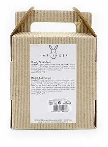 Набір у подарунковій коробці: Медове миття для душу, шампунь та лосьйон для тіла Haslinger, 200 мл synthetic.ua - Фото 1