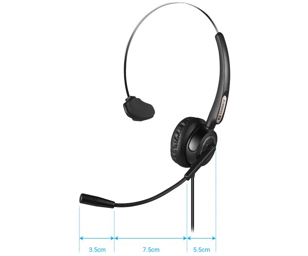 Навушники з мікрофоном Sandberg USB Office Headset Pro Mono, фото №4