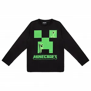 Піжама з довгим рукавом Minecraft Creeper для хлопчиків synthetic.ua - Фото 1