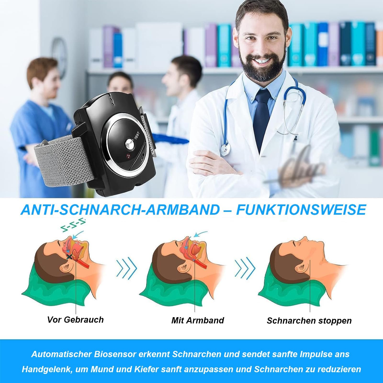 Браслет Guggys Sleep Connection проти хропіння, фото №7 Браслет Guggys Sleep Connection проти хропіння, фото №7