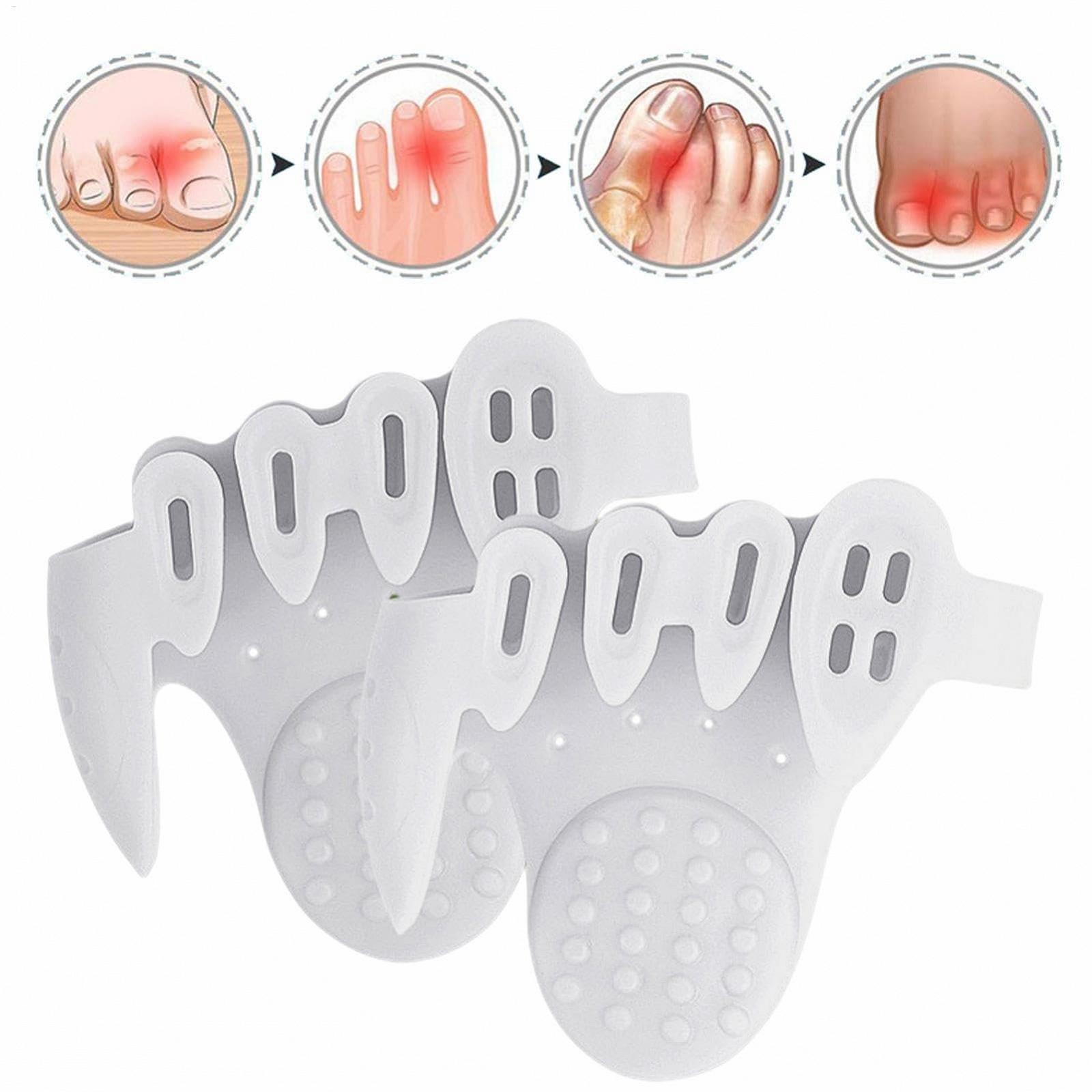 Разделитель для пальцев ног для женщин, Разделитель для пальцев ног, Разделитель для ног, Пять отверстий, Подушка для амортизации центра стопы, Толстый, фото №6