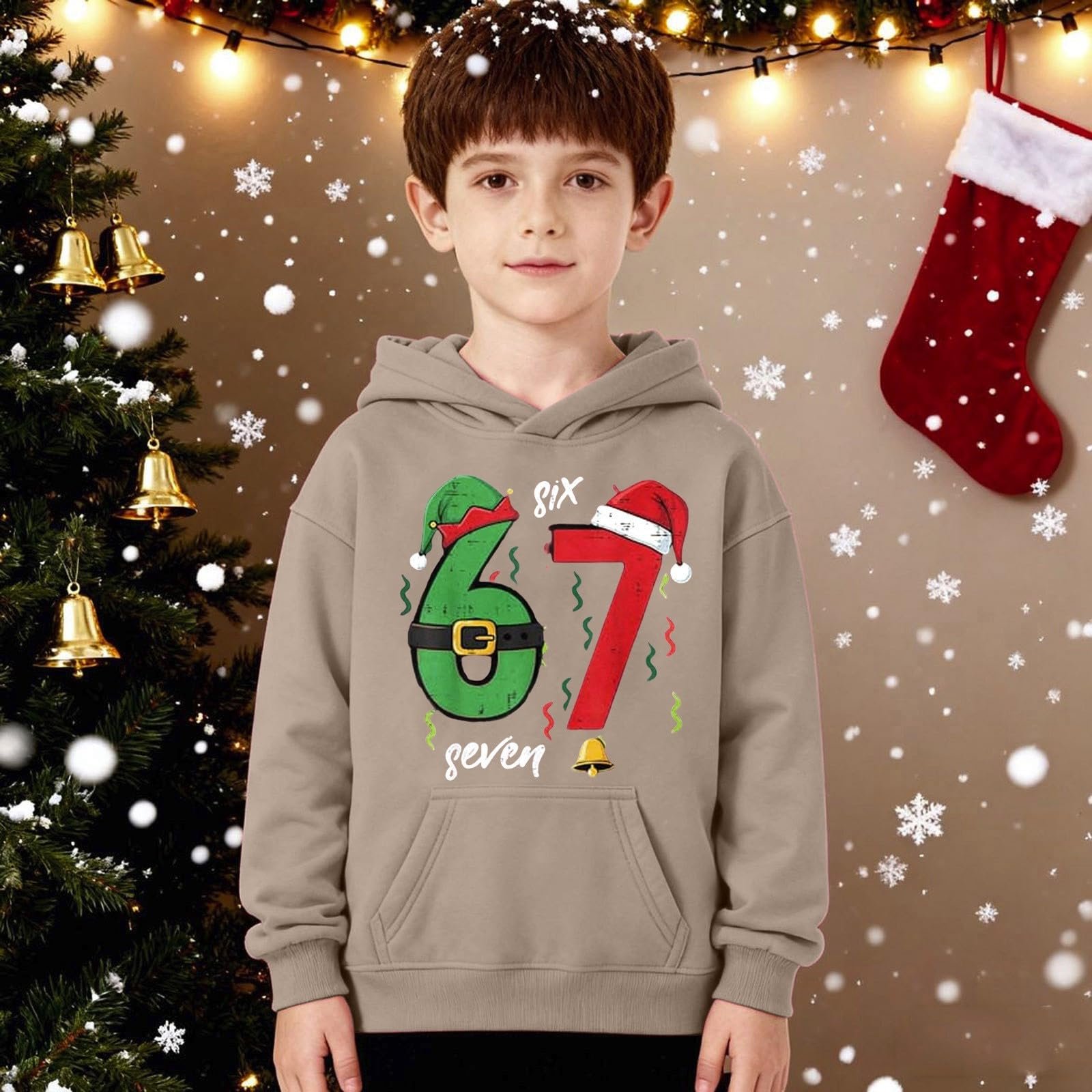 Свитшот 67 Prints для мальчиков 134 152, худи для девочек 158, мягкий худи, детский спортивный костюм Essentials, флисовый джемпер, тренировочная куртка, джемпер 176, фото №3