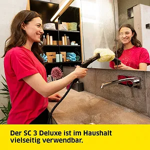 Пароочисник Kärcher SC 3 Deluxe, тиск пари: 3.5 бар, час нагріву: 30 с, потужність: 1,900 Вт synthetic.ua - Фото 1