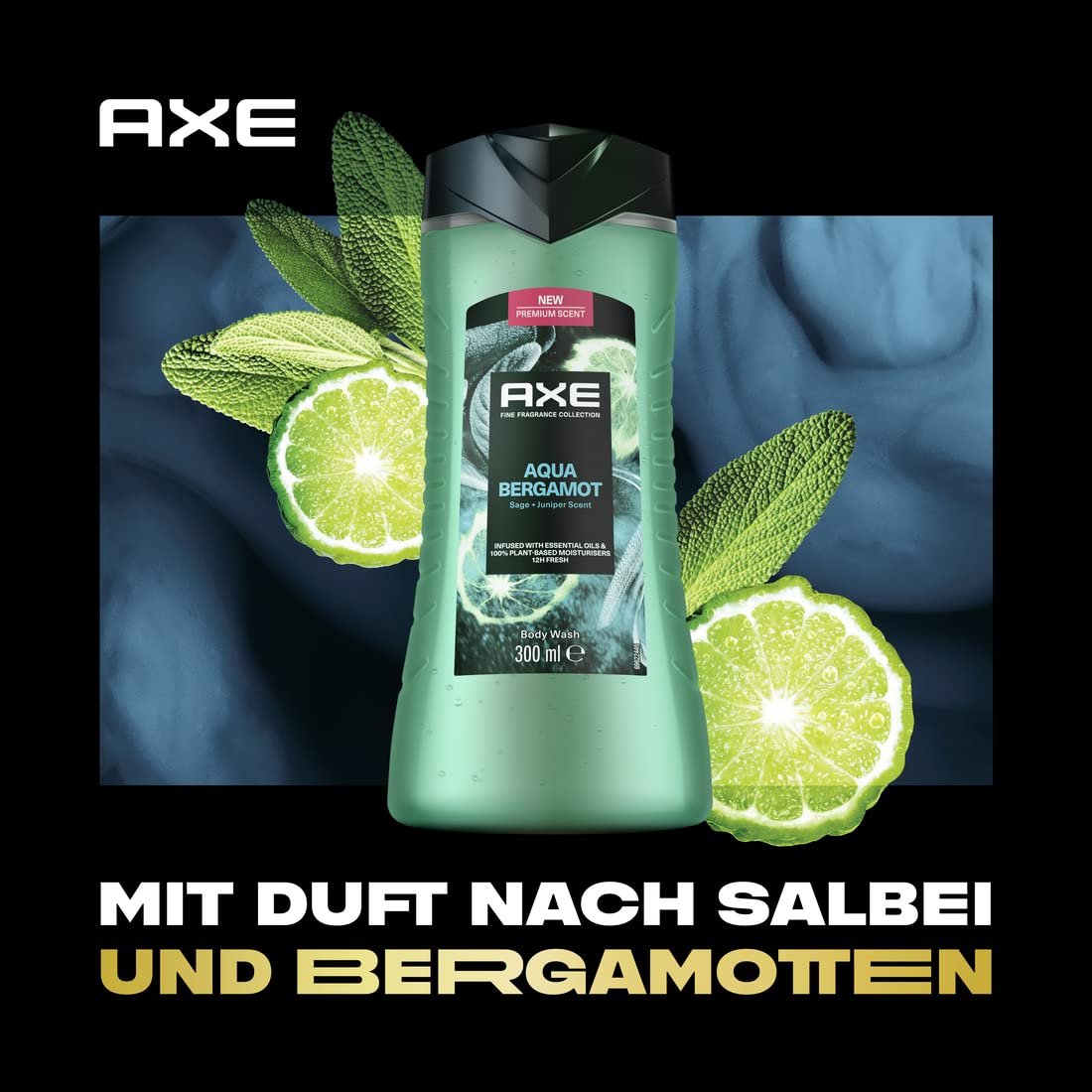 Гель для душу AXE Fine Fragrance Collection Aqua Bergamot 6 x 300 мл, фото №8