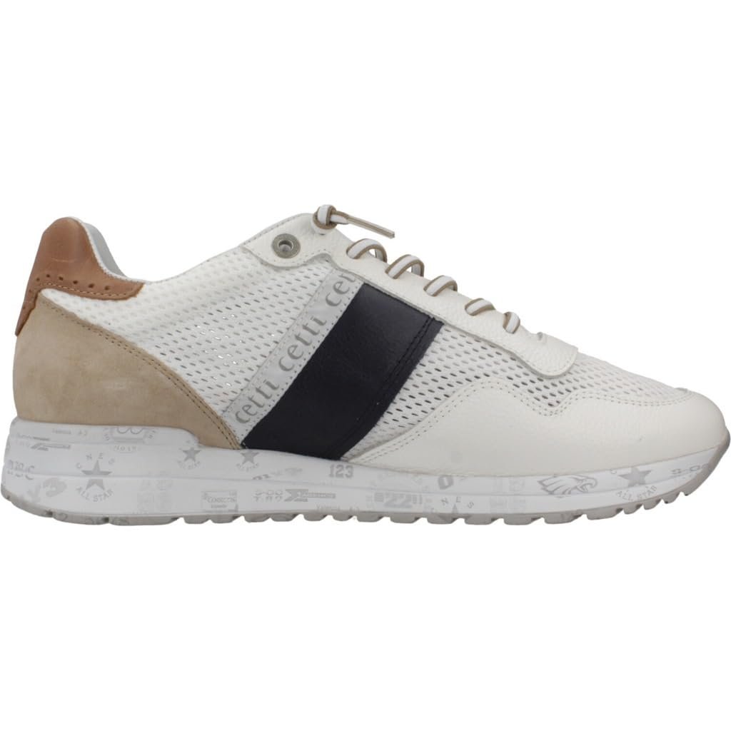 Кроссовки Cetti 1370 Мужские Белые Grid, фото №4