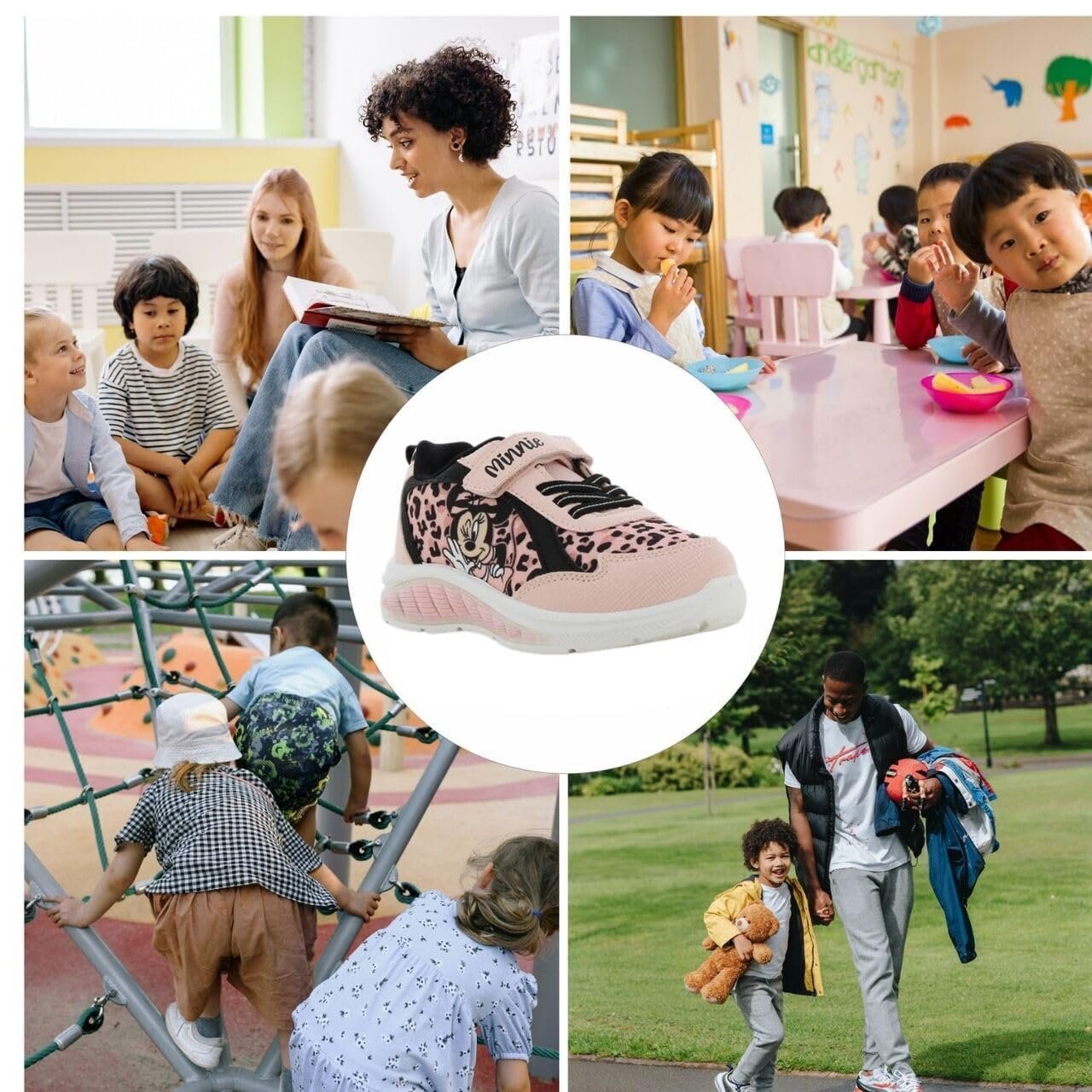 Кросівки Leomil Disney Minnie для дівчаток, дитяче з підсвічуванням, ідеально підходить для школи та дозвілля, фото №7