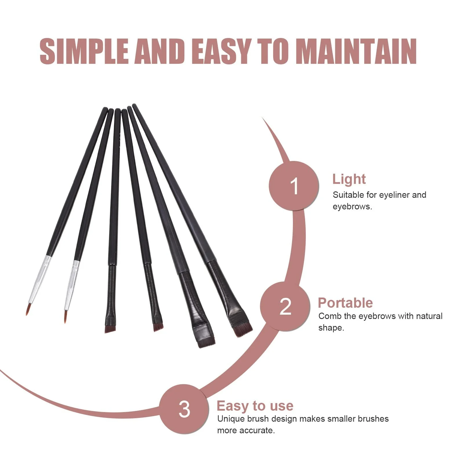 Кисти для макияжа глаз, фото №2