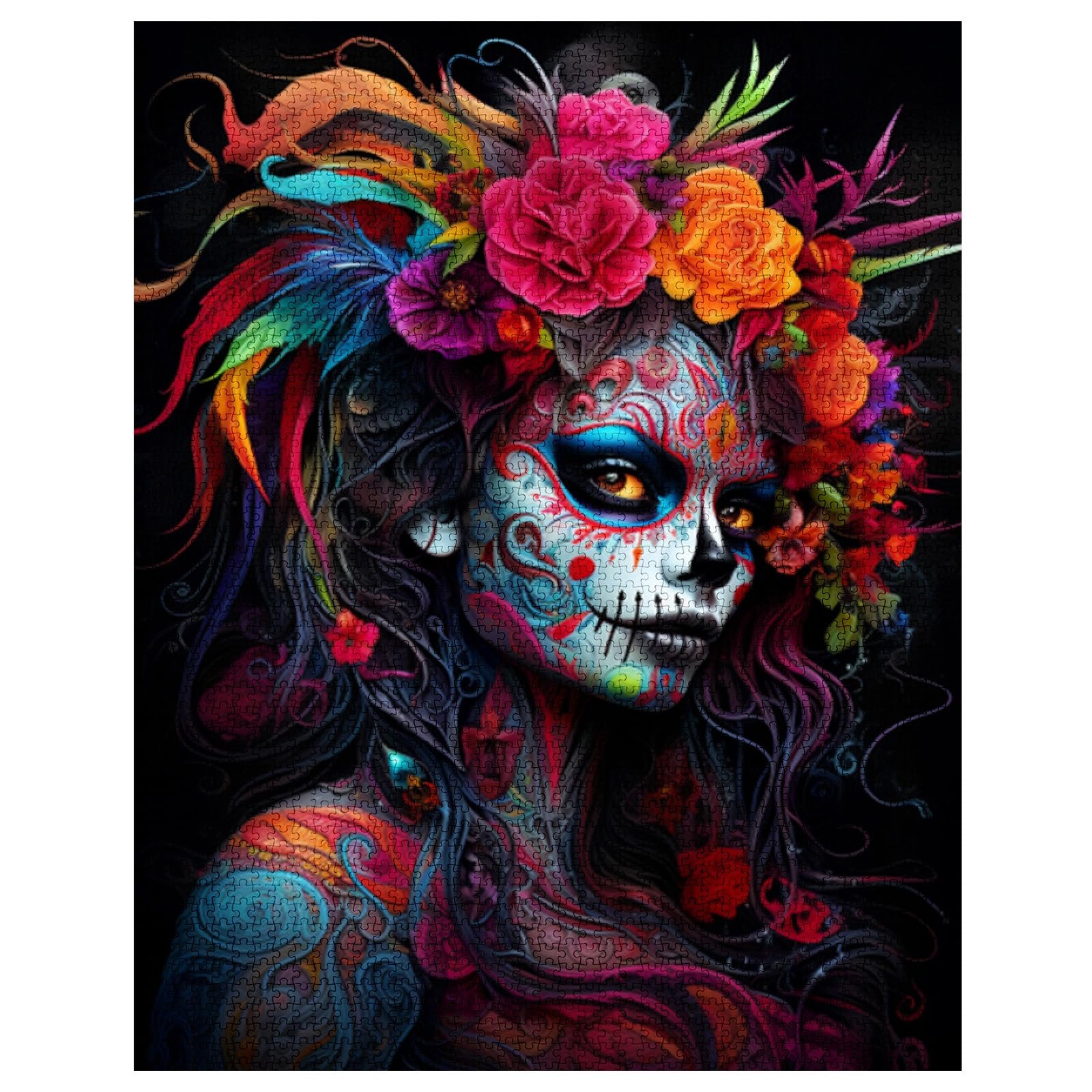 Пазл Tucocoo Sugar Skull Woman 1000 деталей 70 x 50 см, фото №4