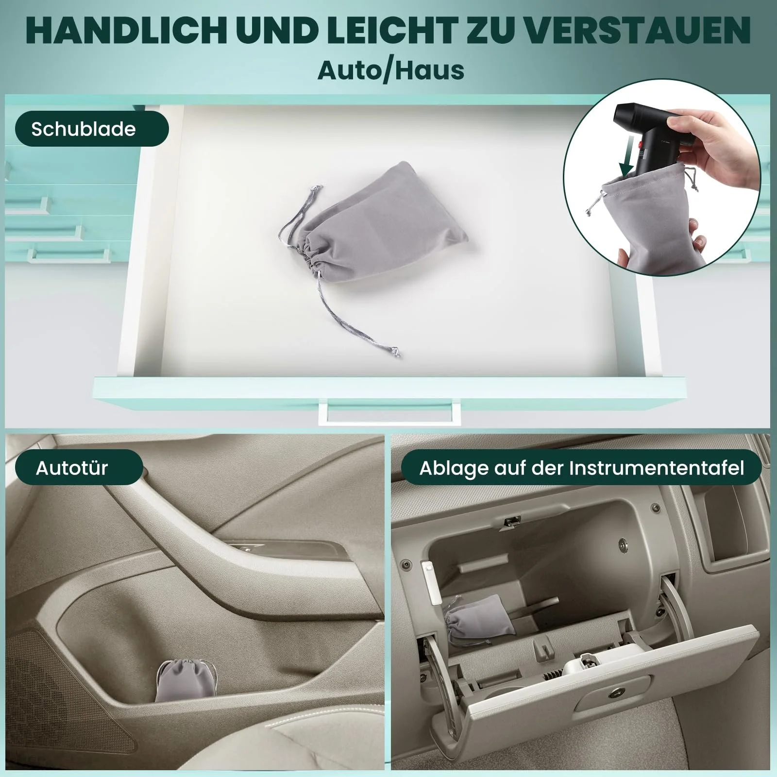 Електрична повітродувка Металевий корпус 150000 RPM 3 швидкості Бездротова, фото №5