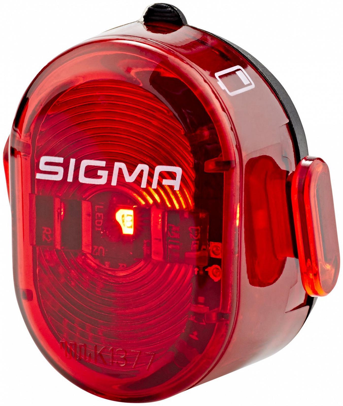 Велосипедний ліхтар Sigma Sport Nugget II, червоний, фото №2
