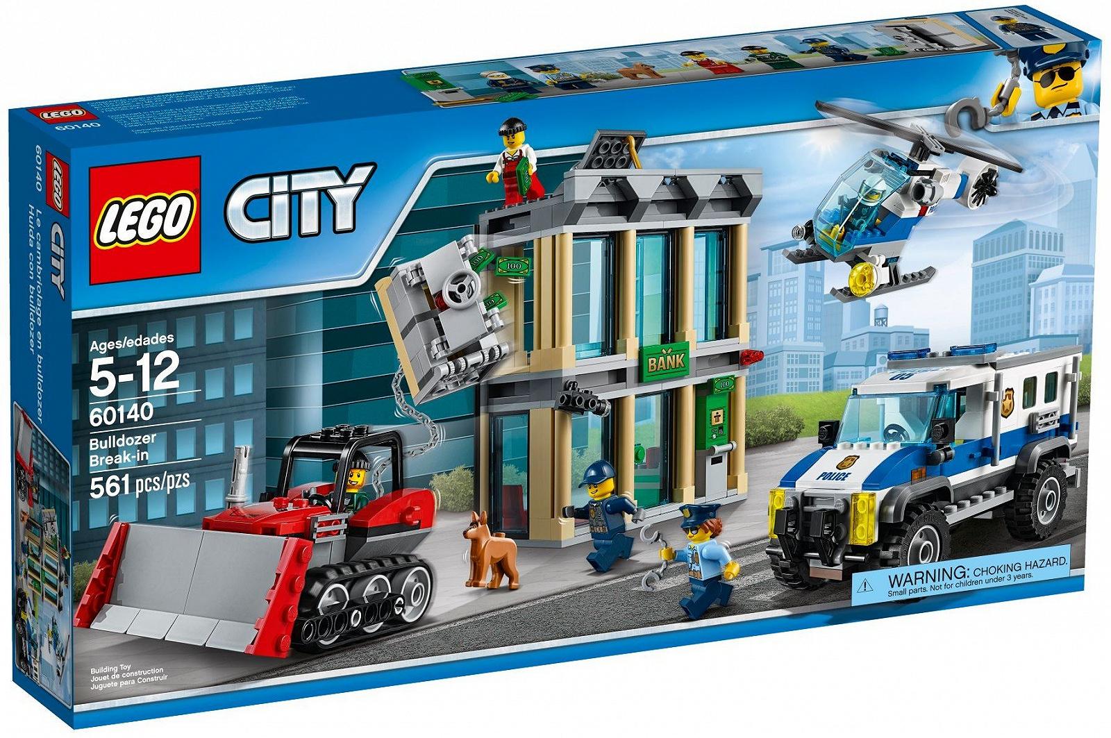 Конструктор LEGO City Police 60140 с бульдозером, фото №1