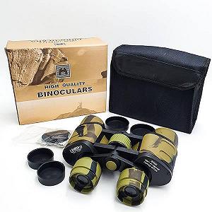 Бинокль полевой прорезиненный с чехлом 8X Baigish W10 8x40 Камуфляжный - Фото 1