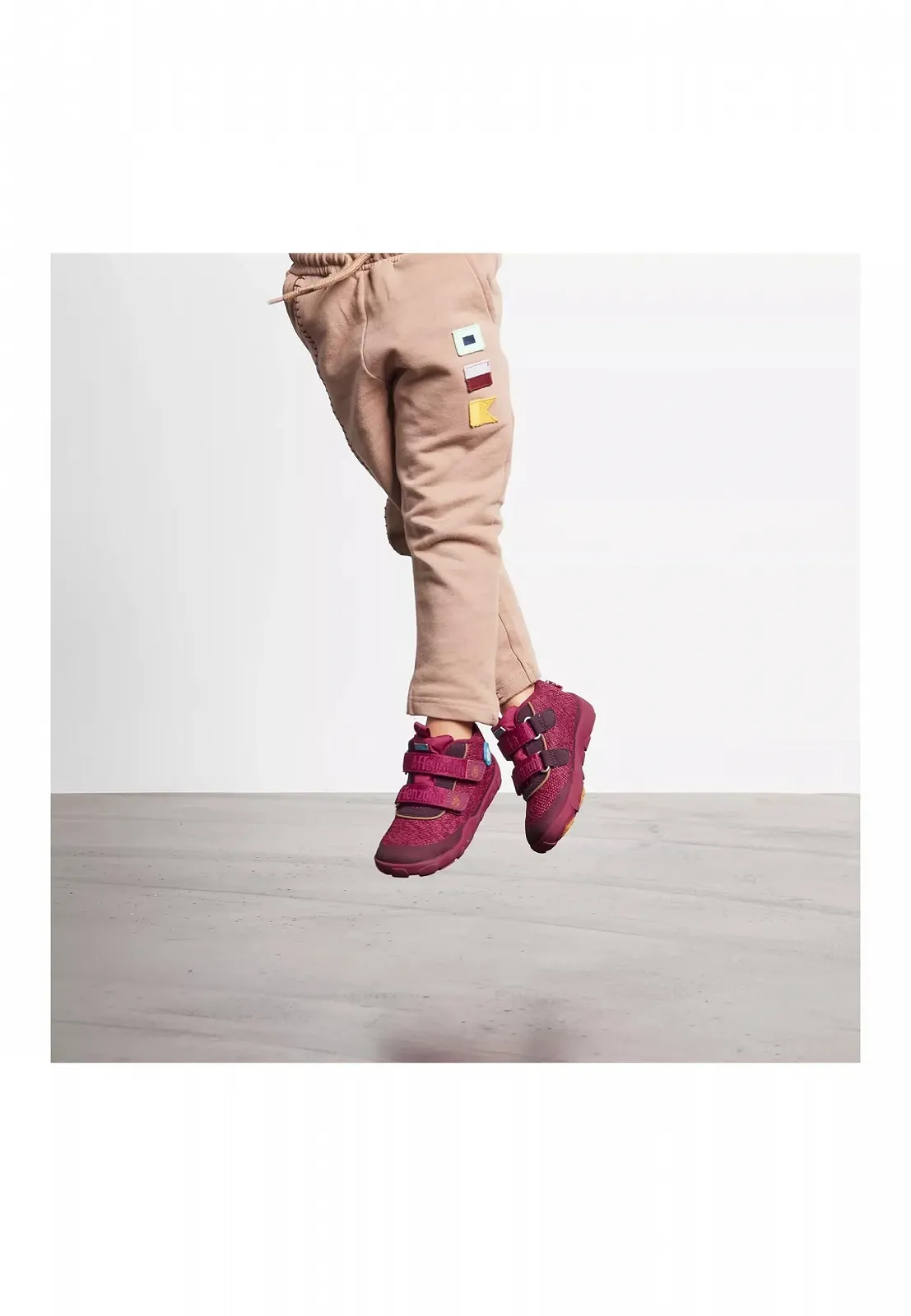 Кроссовки Affenzahn Knit Happy водонепроницаемые дышащие веганские с холодной подкладкой, застежками-липучками и нескользящей подошвой Размер 21-32, фото №3