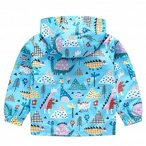 Водонепроницаемая Куртка Mjjsk Легкая Ветровка Бабочка Цветочный узор Дышащая Удобная synthetic.ua - Фото 1