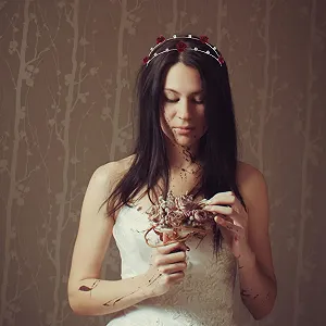 Обруч для волосся подвійний Beaupretty з блискучими стразами synthetic.ua - Фото 1