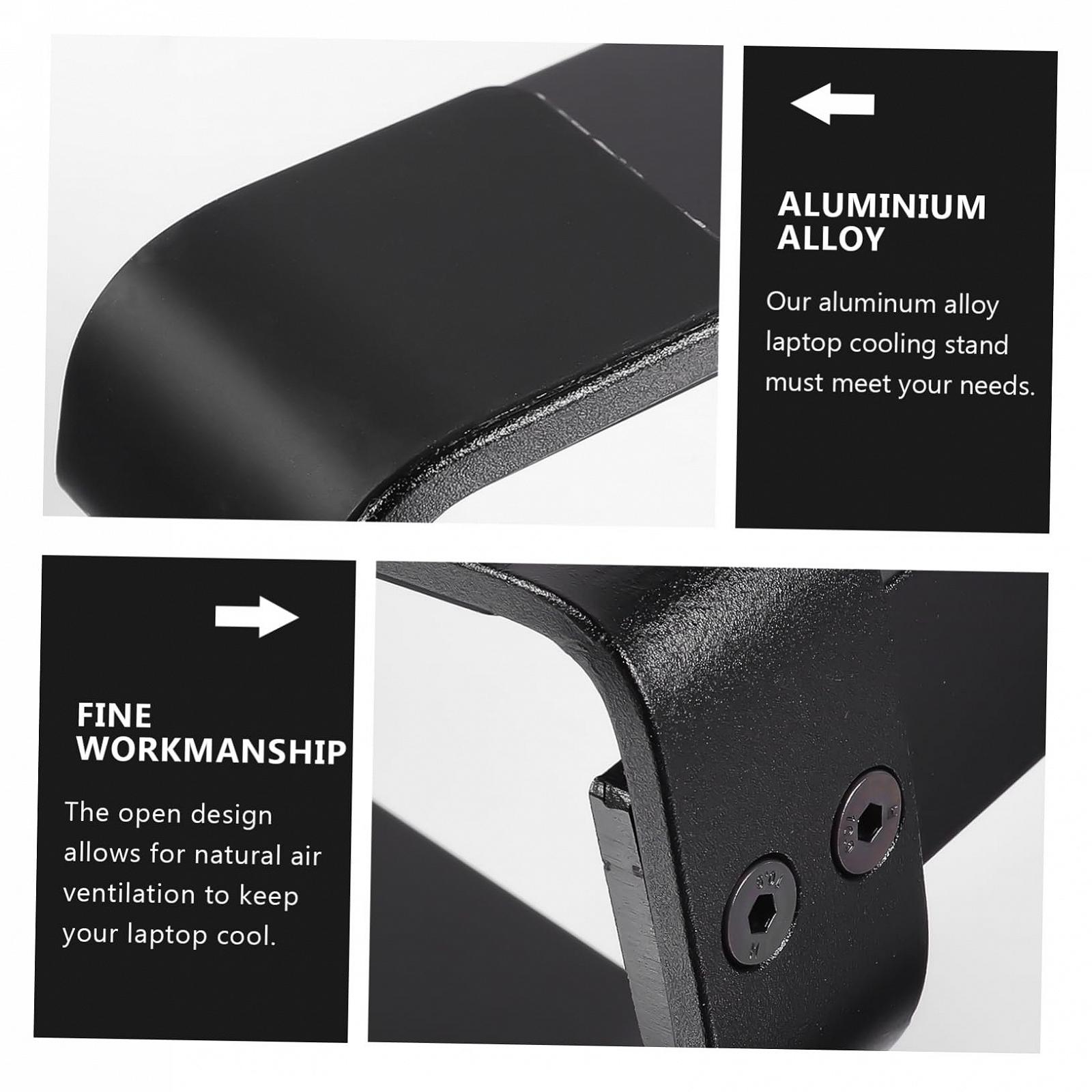 Підставка для ноутбука Sewroro складана з алюмінієвого сплаву для покращення постави та охолодження, фото №4
