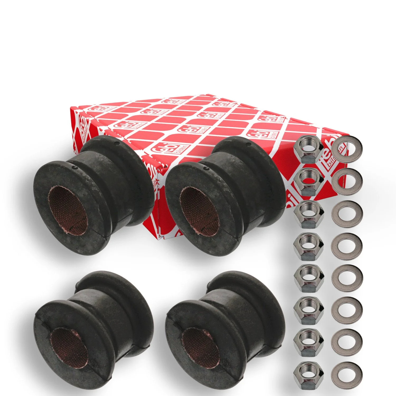 Ремкомплект втулок стабилизатора FEBI BILSTEIN 18058 MERCEDES-BENZ league, фото №1 Ремкомплект втулок стабилизатора FEBI BILSTEIN 18058 MERCEDES-BENZ league, фото №1