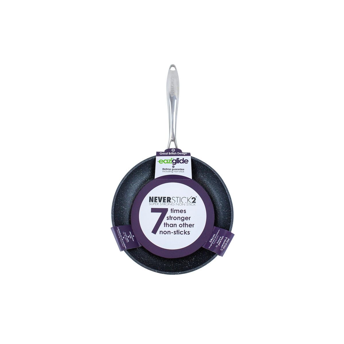 Сковорода eaziglide Excellent 24 см з антипригарним покриттям алюмінієва, фото №6
