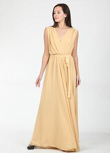 Платье Enna Levoni S Бежевый (ND-917-Beige) synthetic.ua - Фото 1