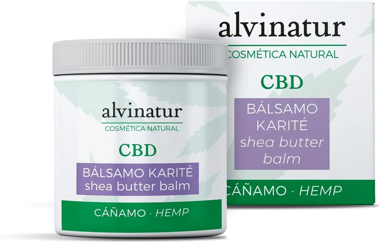 Бальзам Karité CBD 100 мл для целенаправленного ухода за кожей и интенсивного питания, круглая стеклянная банка, фото №1