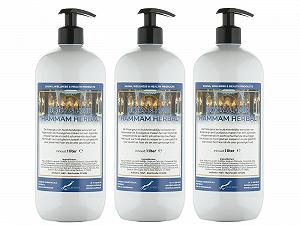 Гель для душу та шампунь Body & Hair Hammam Herbal 2 в 1 1 л - Набір із 3 шт. - з помпою - Фото 1