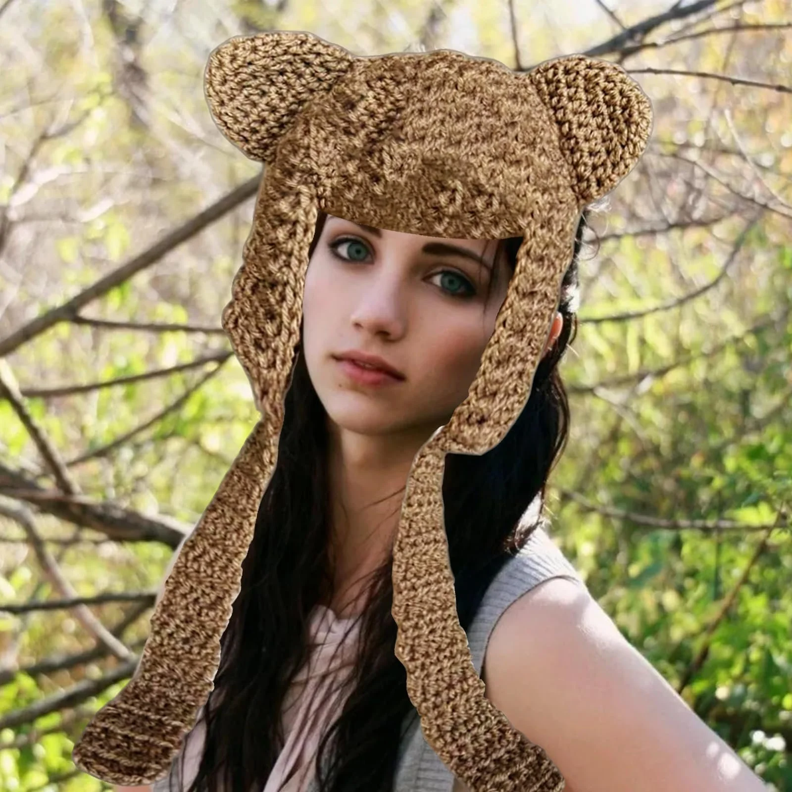 Вязаная шапка-ушанка Limtula для подростков и взрослых, ветронепроницаемая, утепленная, для катания на лыжах и велосипеде, женская и мужская, фото №8