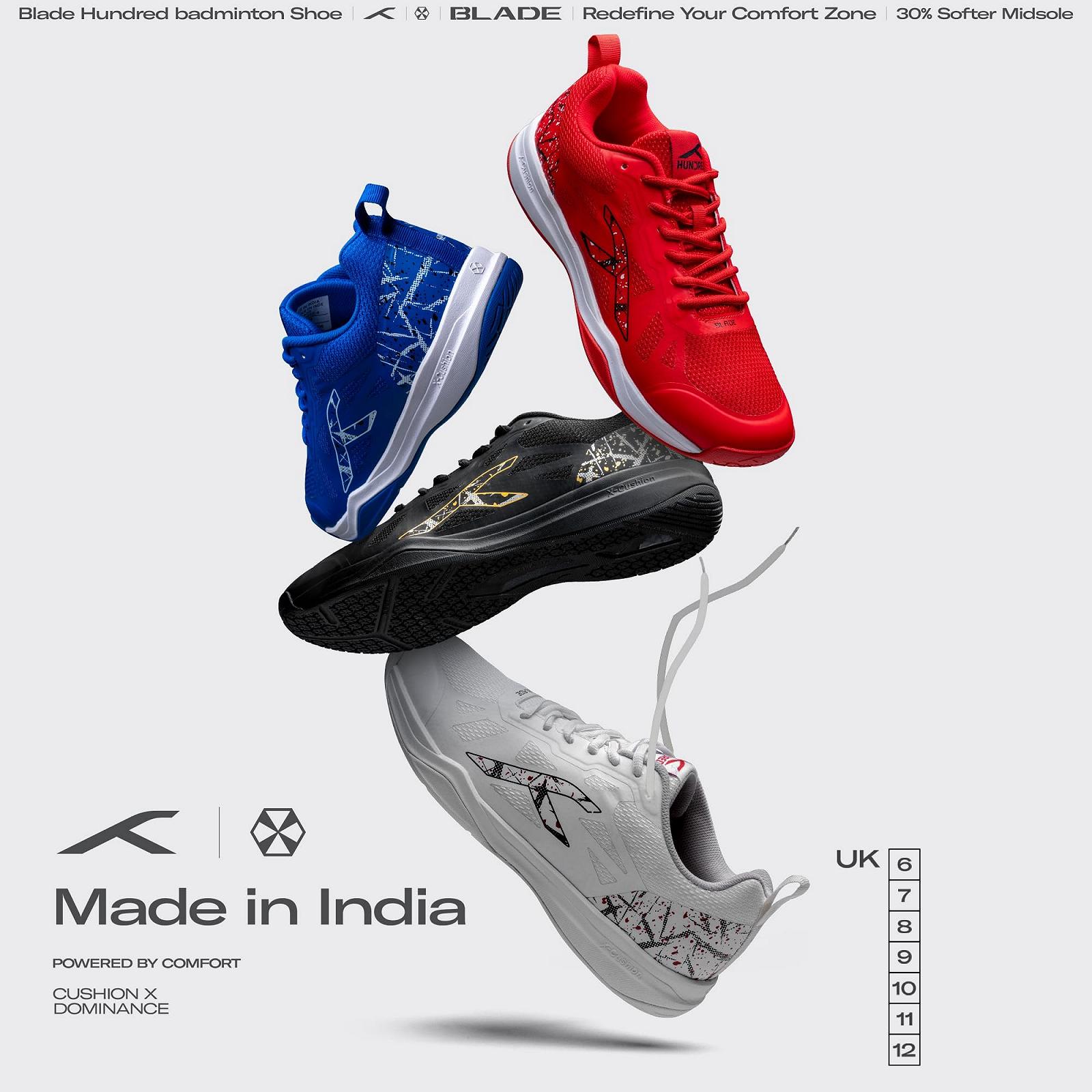 Кросівки для бадмінтону HUNDRED Blade Non-Marking, фото №9