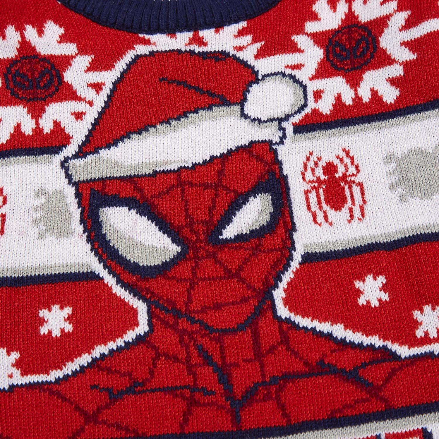 Джемпер Marvel Людина-павук Різдвяний, Акриловий в'язаний дитячий джемпер, фото №3