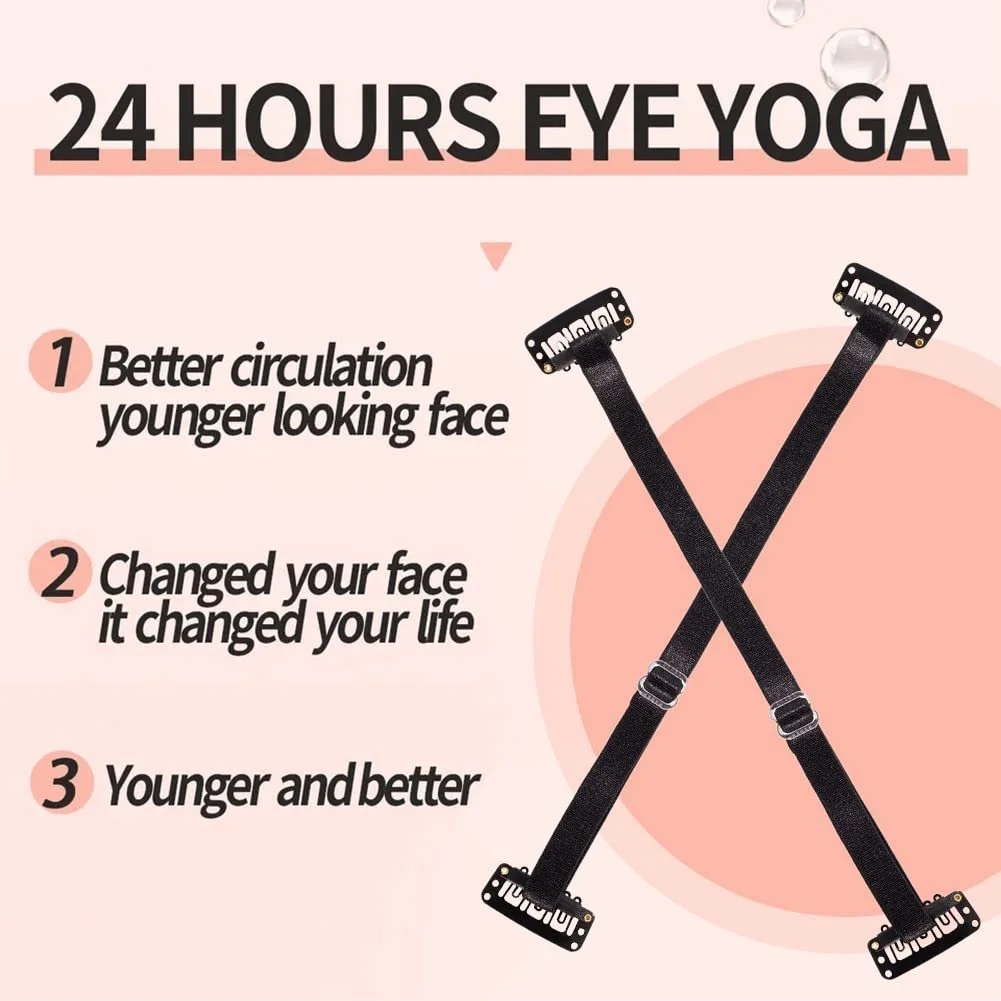 Стрічки для підтяжки обличчя, Чорний, 2 шт, фото №6 Стрічки для підтяжки обличчя, Чорний, 2 шт, фото №6