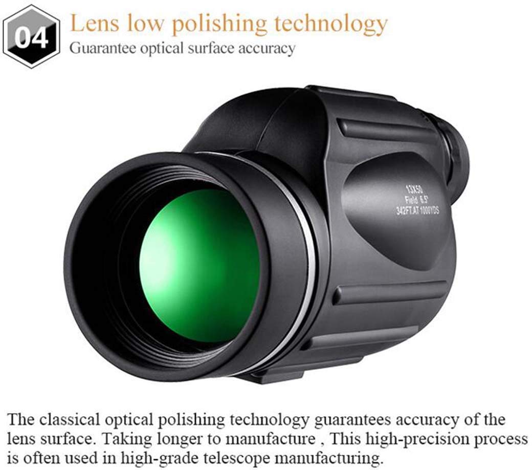 Бінокль Vogelbeobachtungs Fernglas 13x50 Великий HD-Окуляр Широке поле зору Вбудований далекомір Good, фото №2