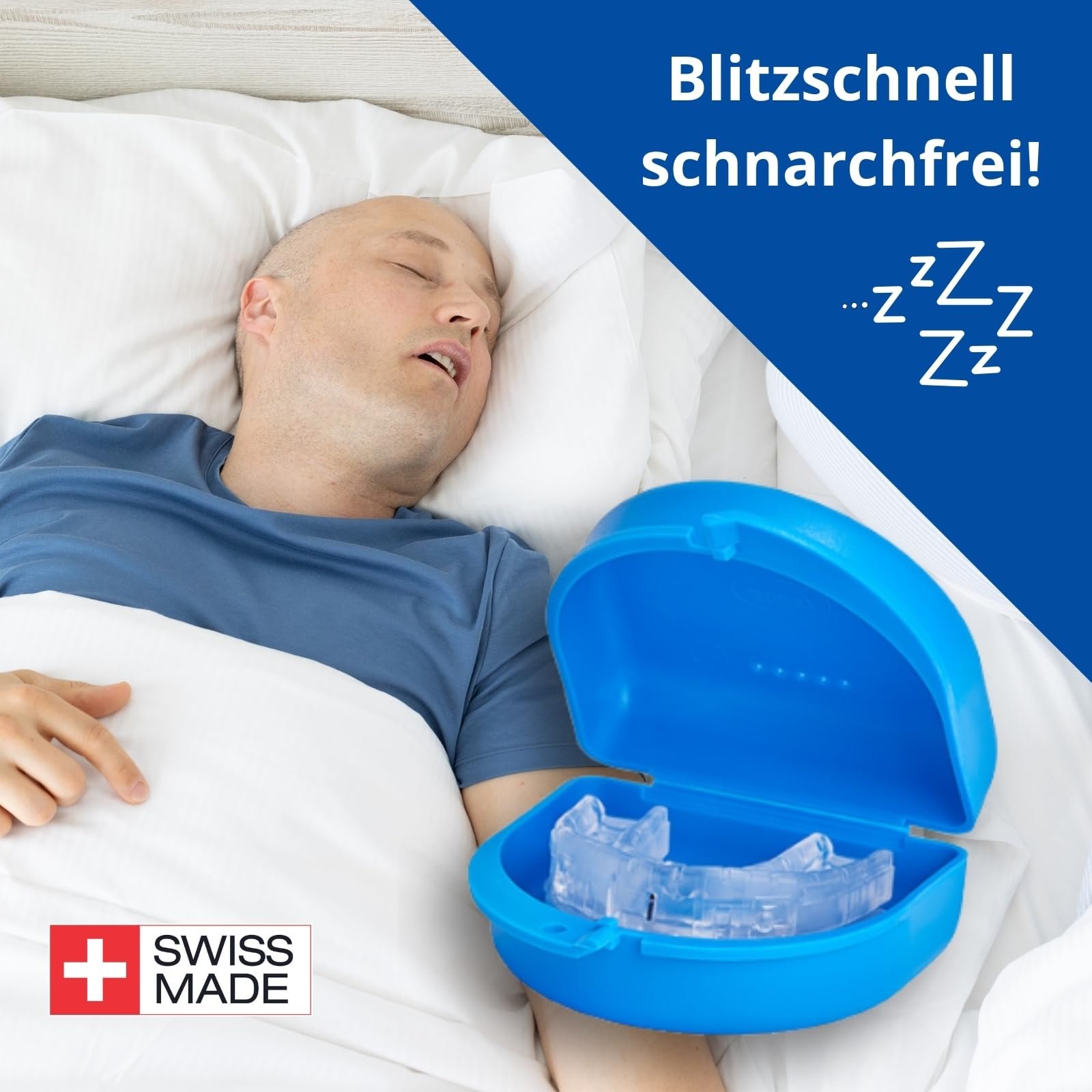 Щиток від хропіння SomnoFit Швейцарський, фото №2 Щиток від хропіння SomnoFit Швейцарський, фото №2