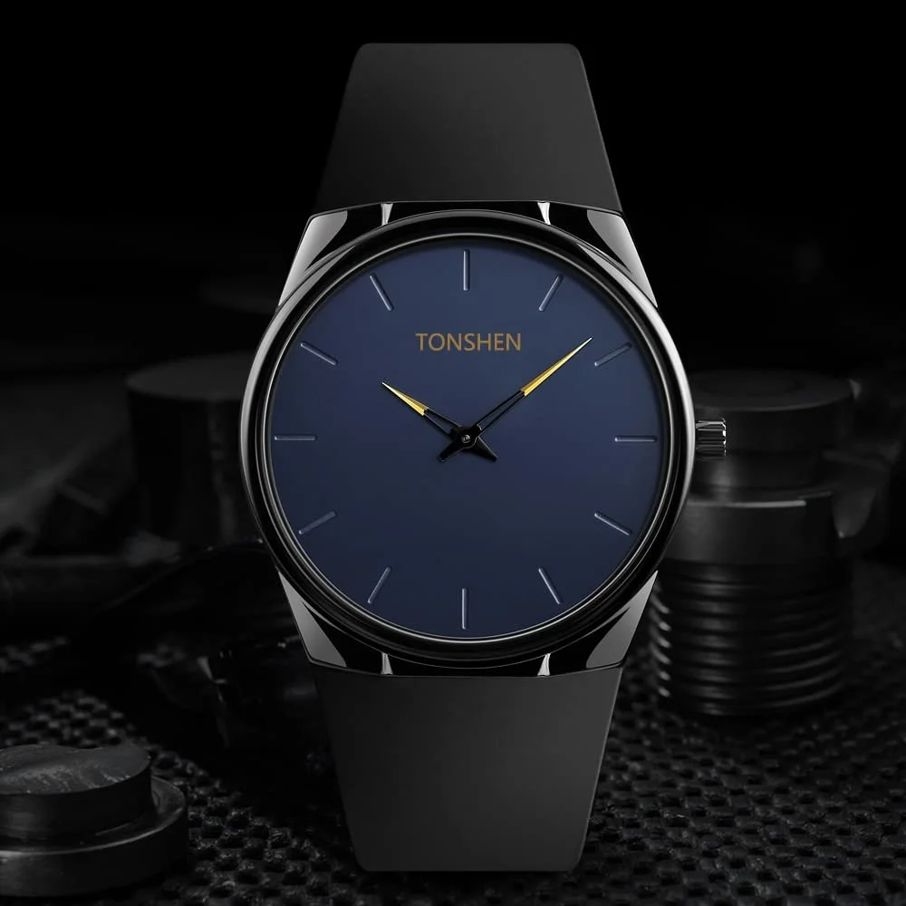 Чоловічий годинник TONSHEN Кварцовий Аналоговий Безель з нержавіючої сталі, фото №6