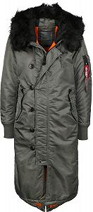 Женская зимняя куртка ALPHA INDUSTRIES Long Fishtail Wmn - Фото 1