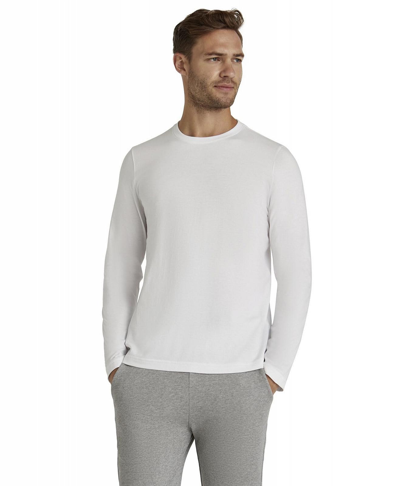 Мужская футболка с длинным рукавом FALKE Basic из дышащего хлопка, 1 шт, фото №1