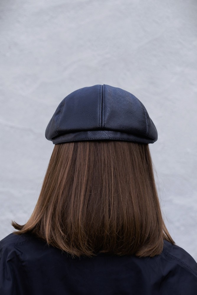 Шкіряна кепка восьмиклинка Without driver black, фото №8 Шкіряна кепка восьмиклинка Without driver black, фото №8