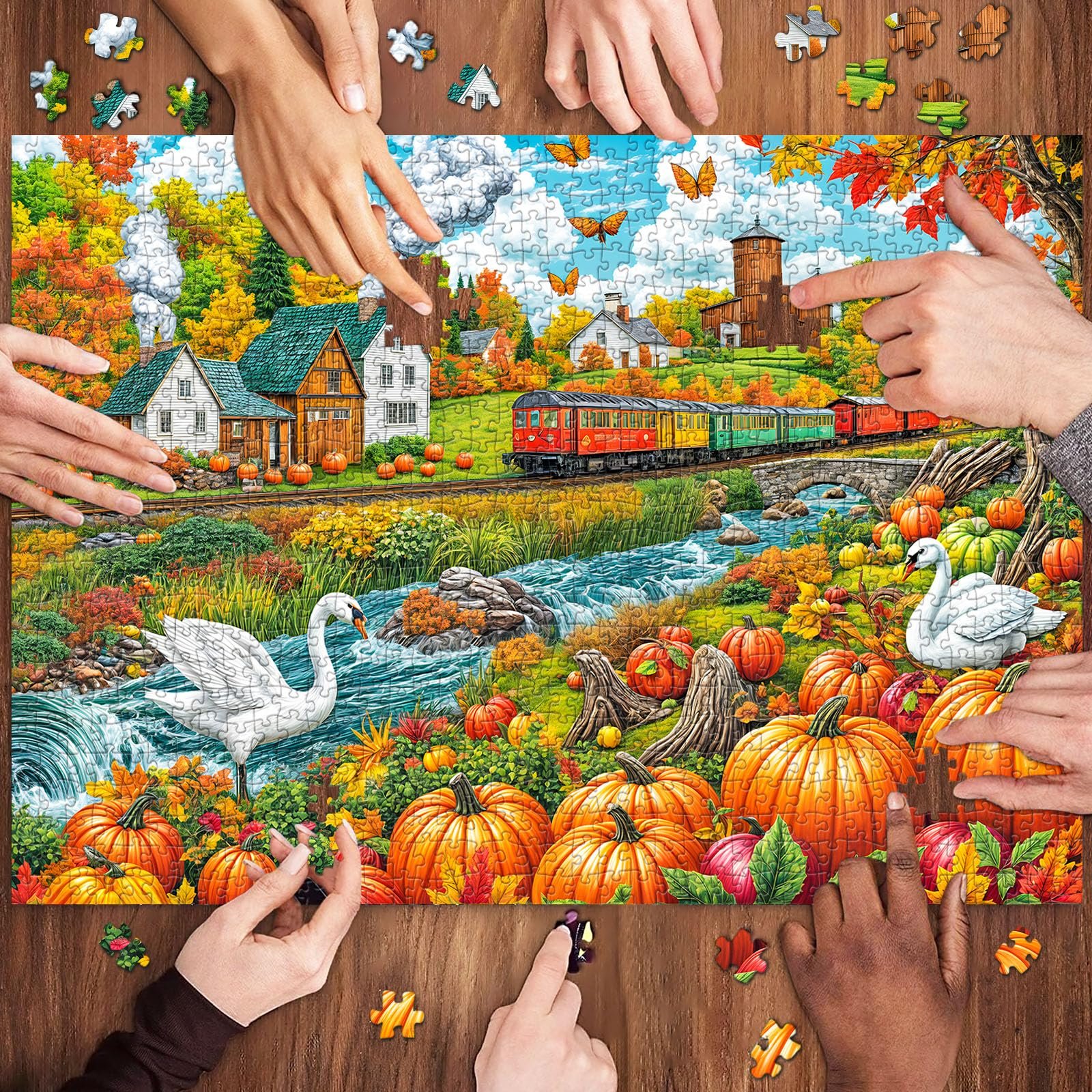 Пазл Harvest City 1000 деталей, фото №5