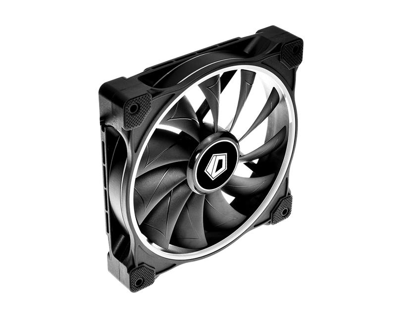 Вентилятор ID-Cooling ZF-14025-ARGB Single Pack 140x140x25мм 4-pin PWM чорний, фото №6