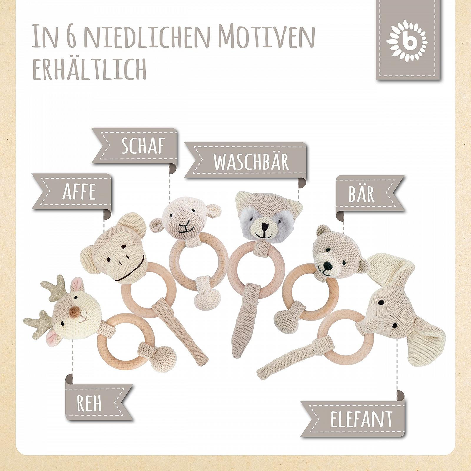 Погремушка Bieco Олень Ella Деревянная, фото №6 Погремушка Bieco Олень Ella Деревянная, фото №6