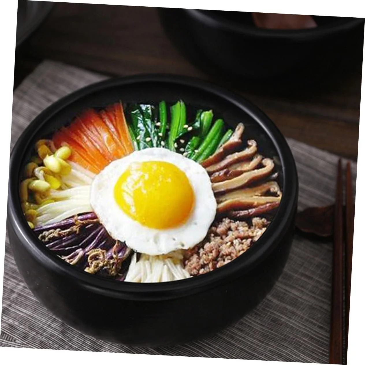 Горшок для бибимбапа BESTYASH Керамический термостойкий для риса запеканок и супов глянцевый энергосберегающий 1 шт., фото №6