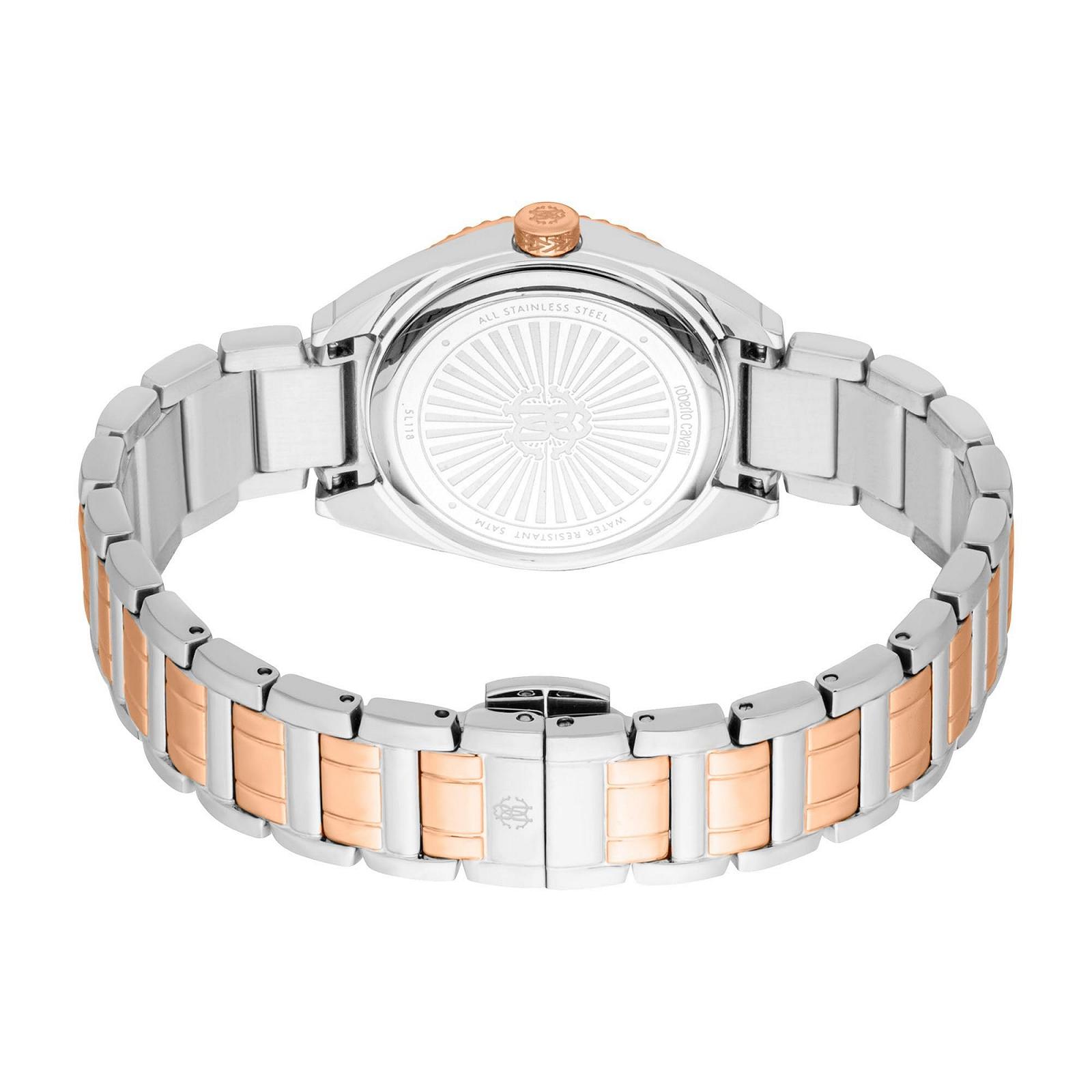 Жіночий аналоговий кварцовий годинник Roberto Cavalli RC5L118M0085, сріблясто-сірий, фото №3