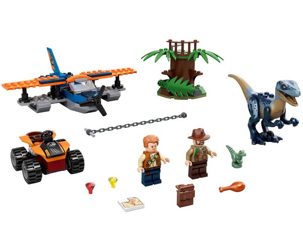 Конструктор LEGO Jurassic World Велоцираптор: спасение на биплане (75942), фото №2