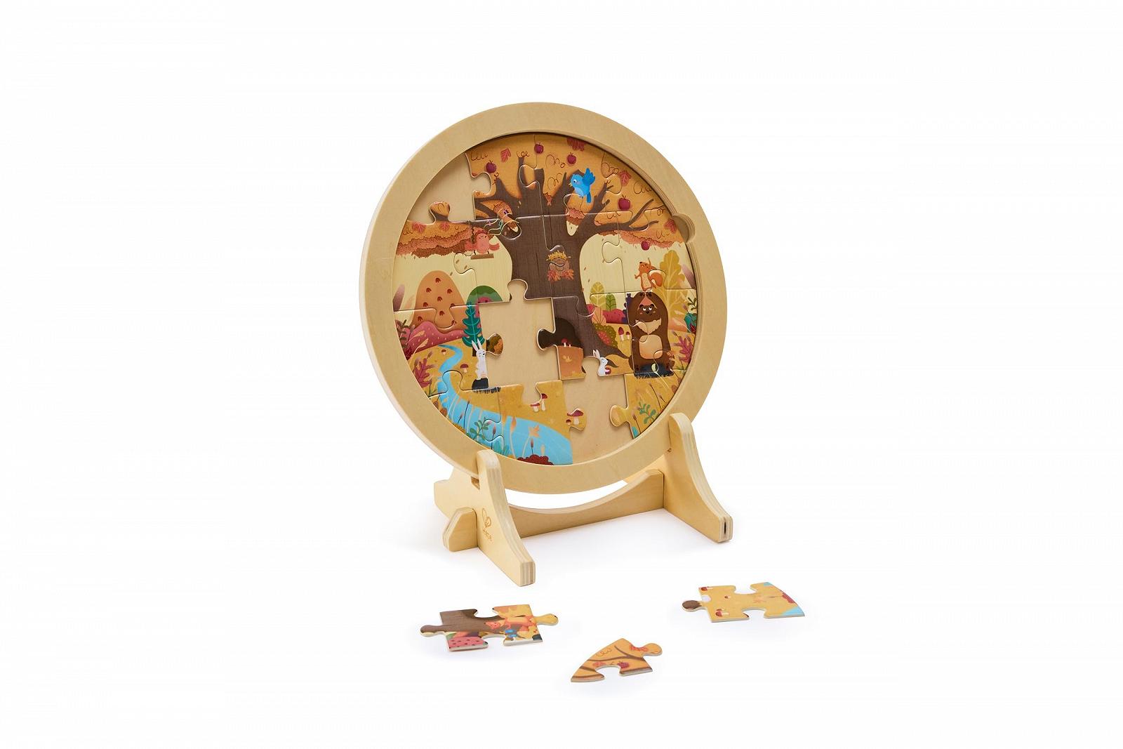 Набір багатошарових пазлів 4 Seasons 10, 12, 16 та 18 елементів, фото №6