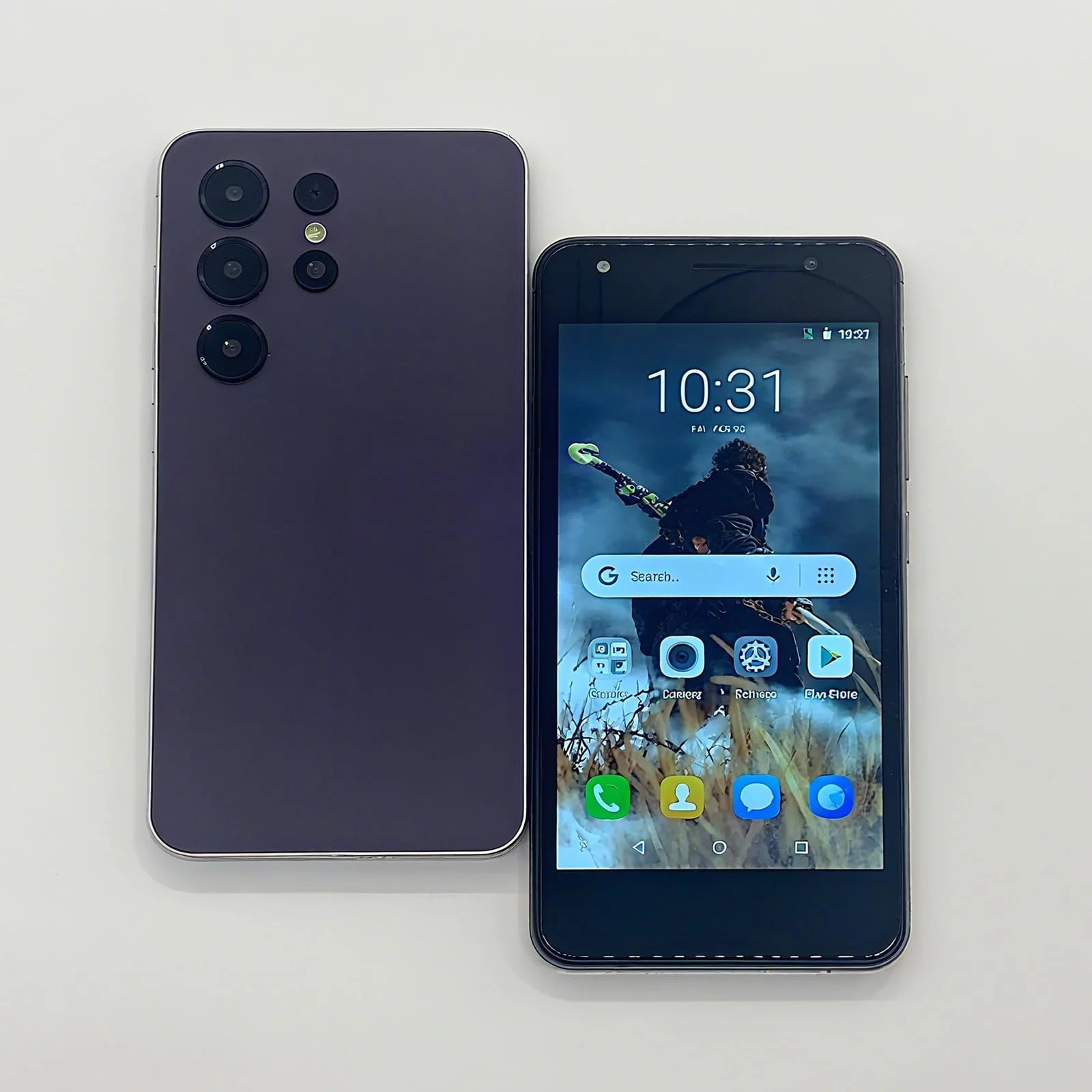 Смартфон 5.0 дюйма 2GB RAM + 16GB ROM 4G LTE Dual SIM Dual Camera Фиолетовый, фото №3