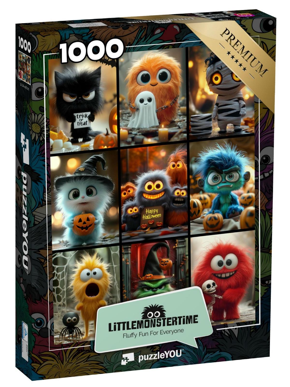Пазл puzzleYOU Little Monster Time Halloween Collage 1000 элементов, фото №1 Пазл puzzleYOU Little Monster Time Halloween Collage 1000 элементов, фото №1