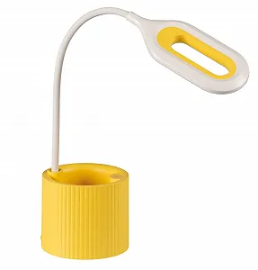 Настільна лампа LightLogic LL LANKI DIM CCT YL Акумуляторна з органайзером Жовта - Фото 1