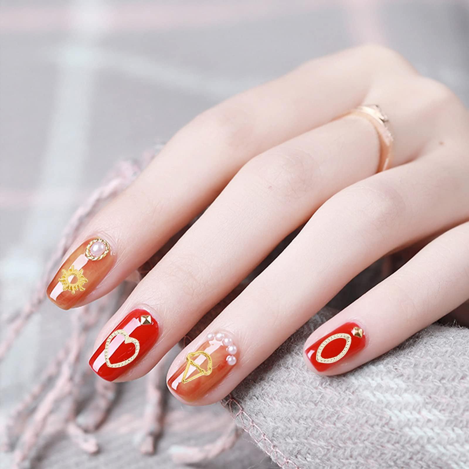 Заклепки для ногтей NICENEEDED 240 шт., 3D металлические украшения для ногтей, шармы для женщин и девушек, DIY дизайн ногтей, материалы для нейл-арта, фото №6