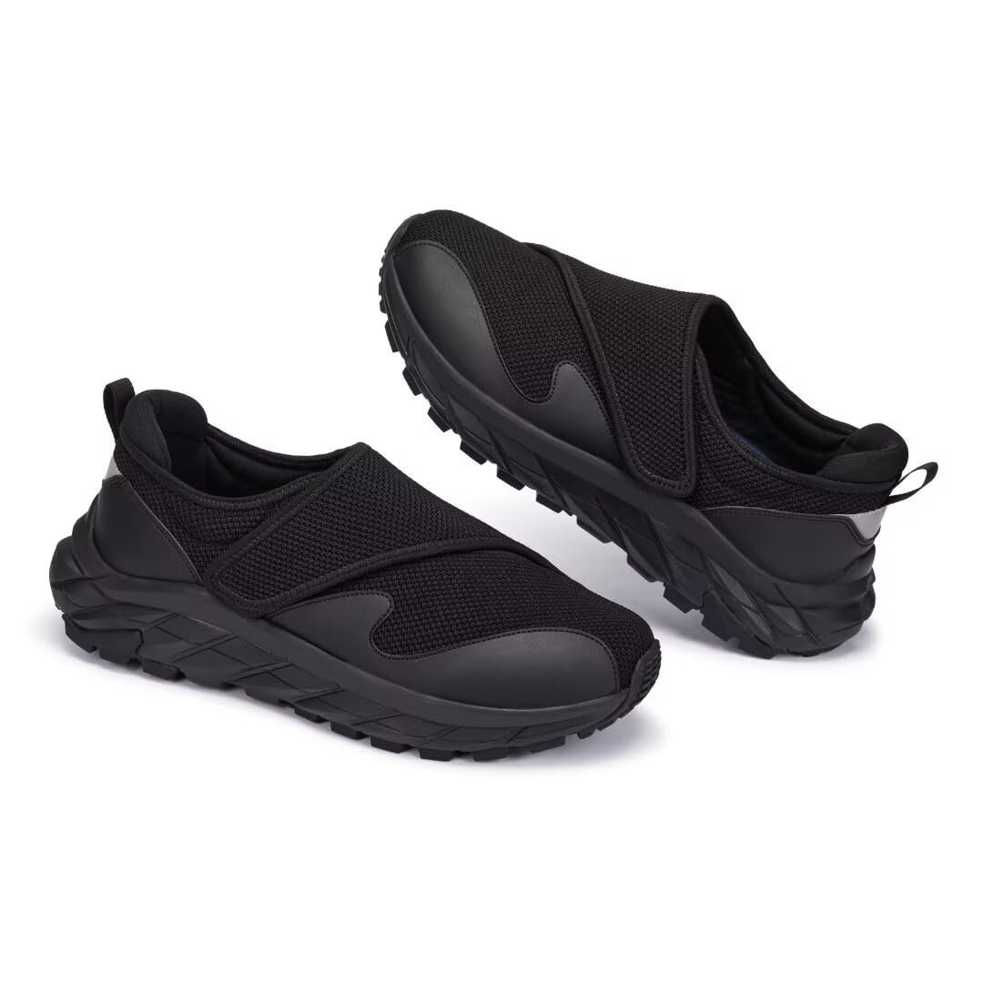 Чоловічі діабетичні кросівки широкої посадки з регульованою застібкою для набряклих ніг, фото №7 Чоловічі діабетичні кросівки широкої посадки з регульованою застібкою для набряклих ніг, фото №7